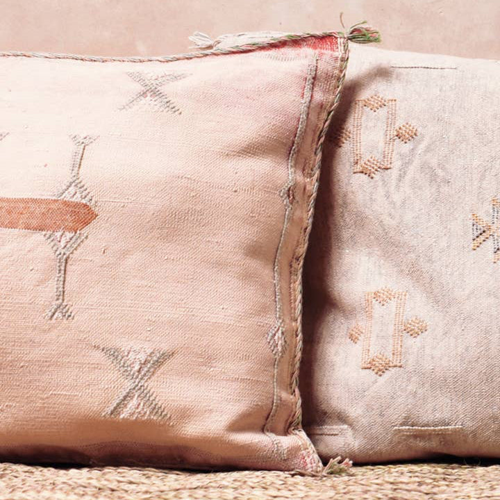 Vegan Cactus Cushion XL | Peaches