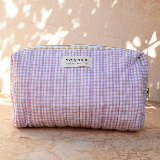 Organic Cotton Wash Bag | Lilac