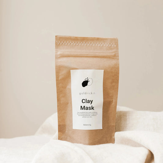 Balancing clay face mask