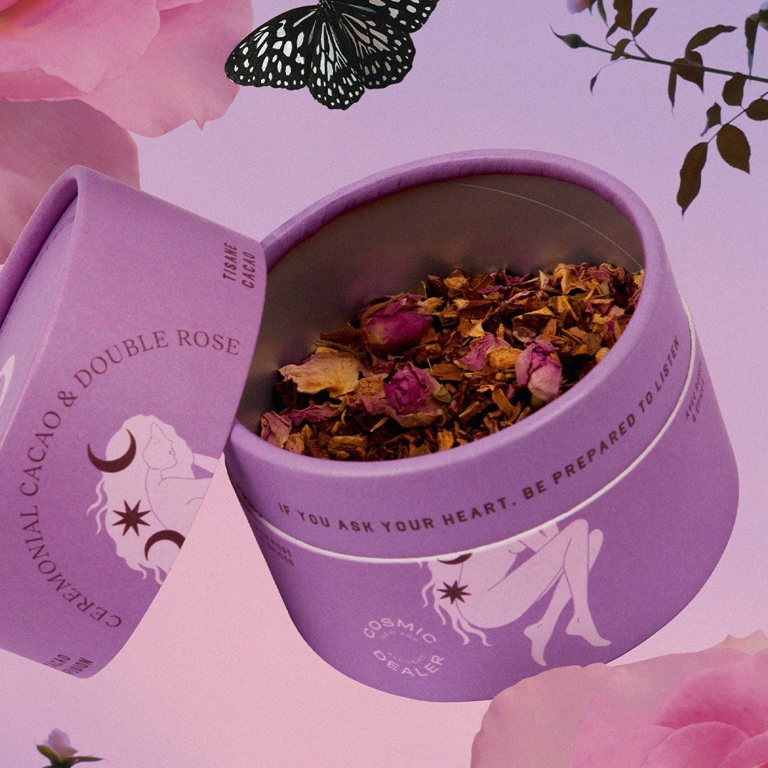 Floral cacao infusion