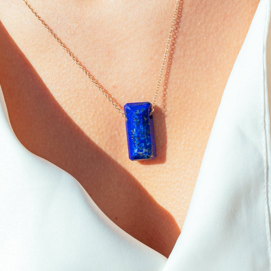 Lapis Lazuli gemstone amulet