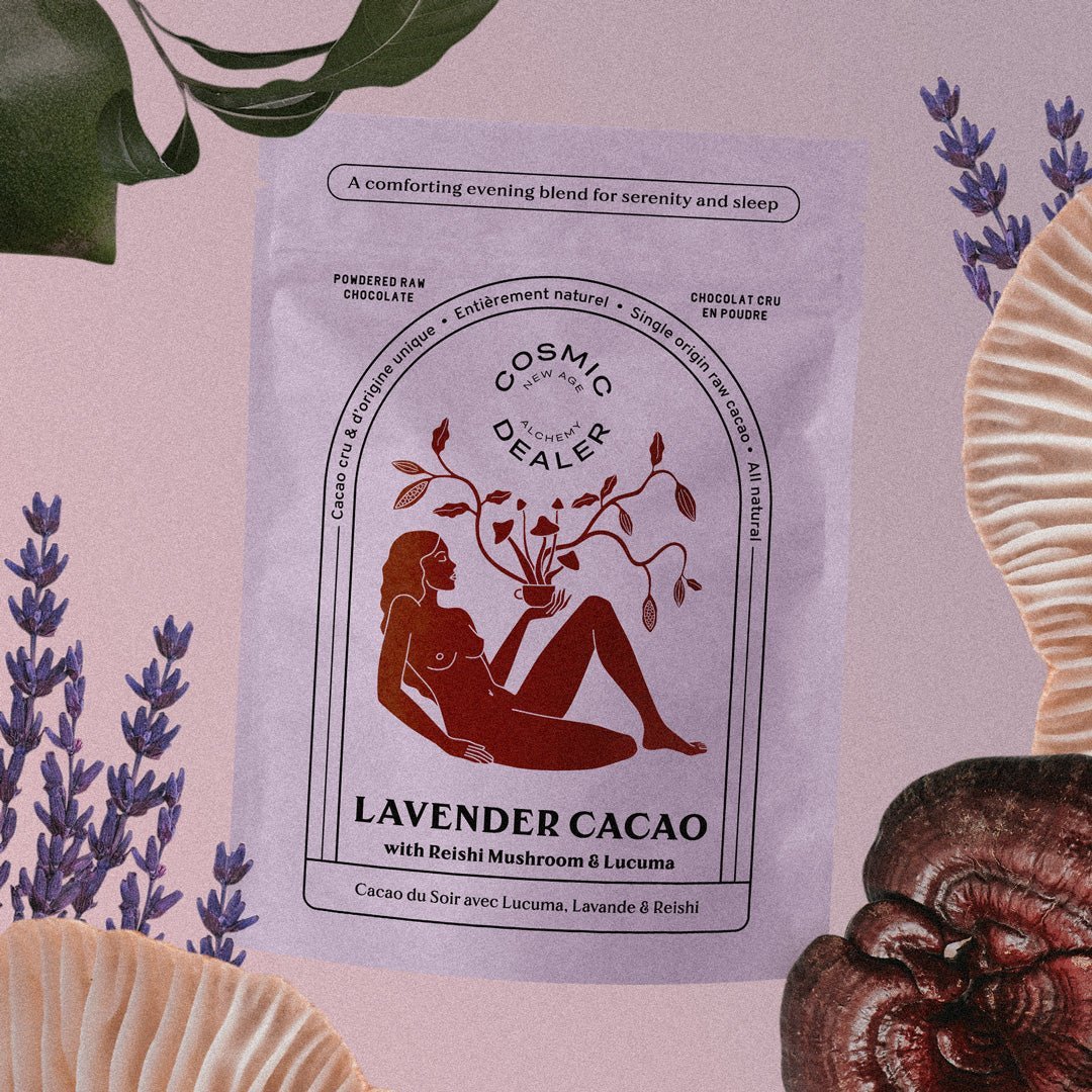 Lavender cacao with Reishi
