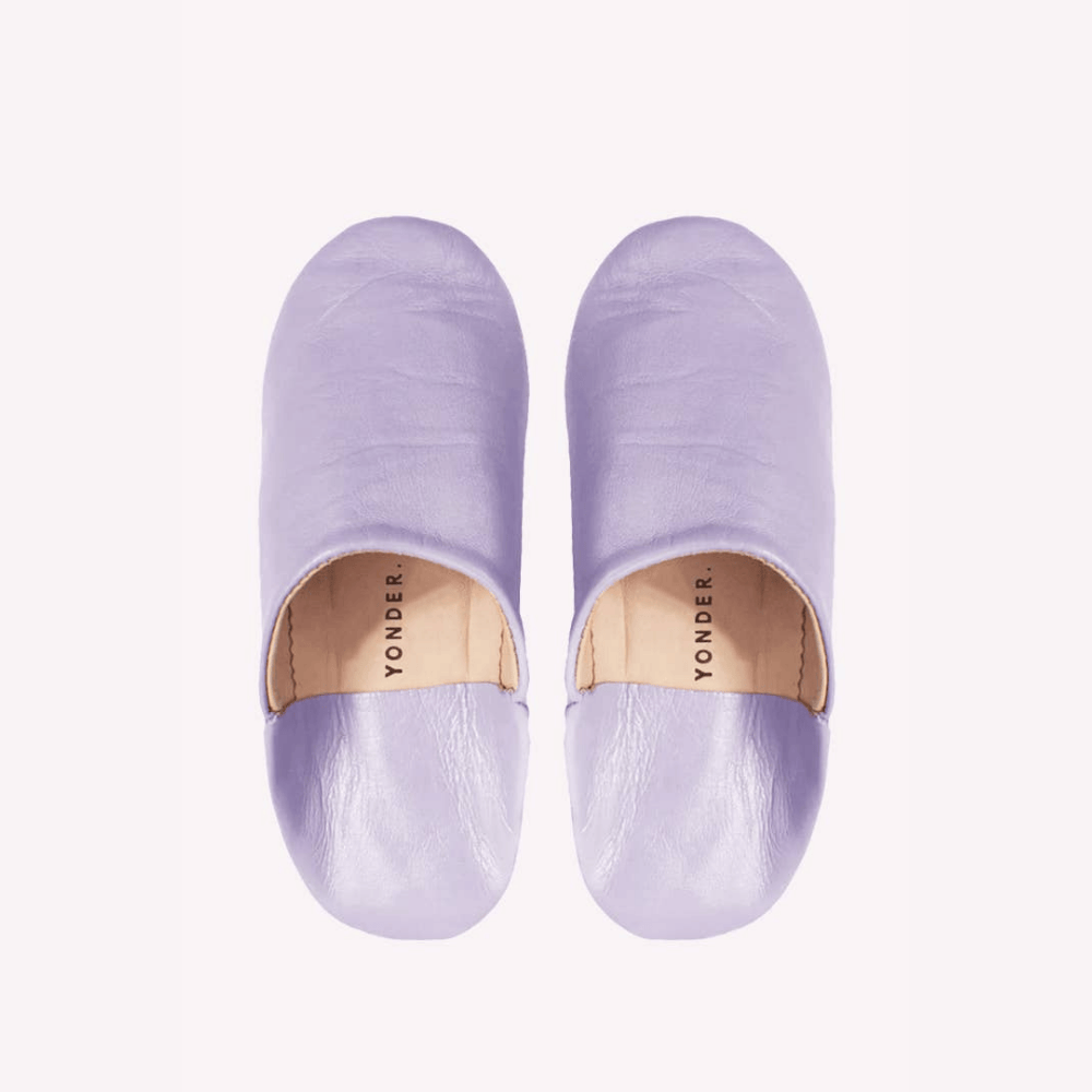 Leather Babouche Slippers