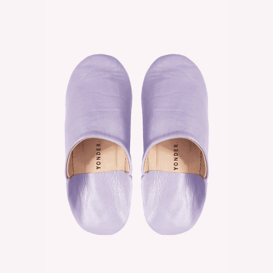 Leather Babouche Slippers