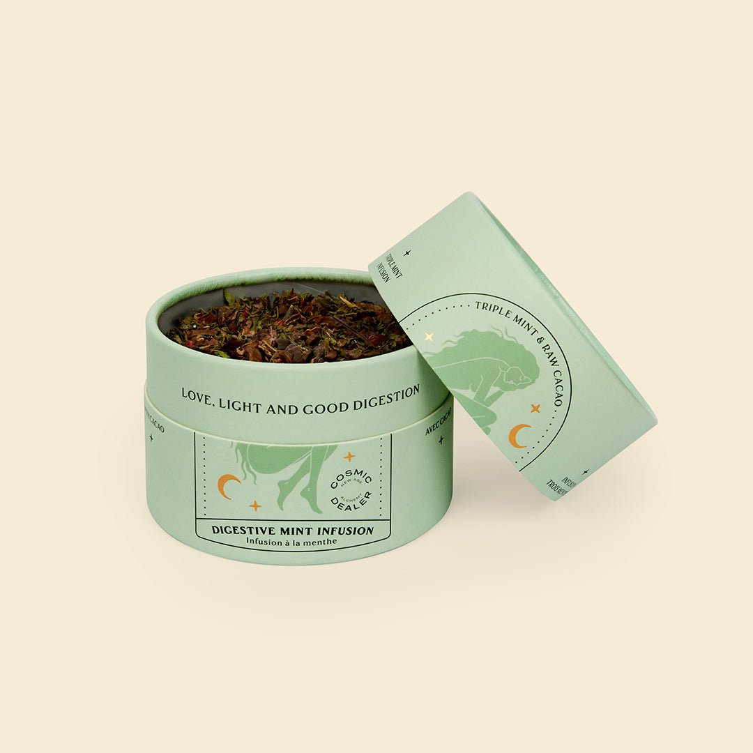 Mint-infused chocolate