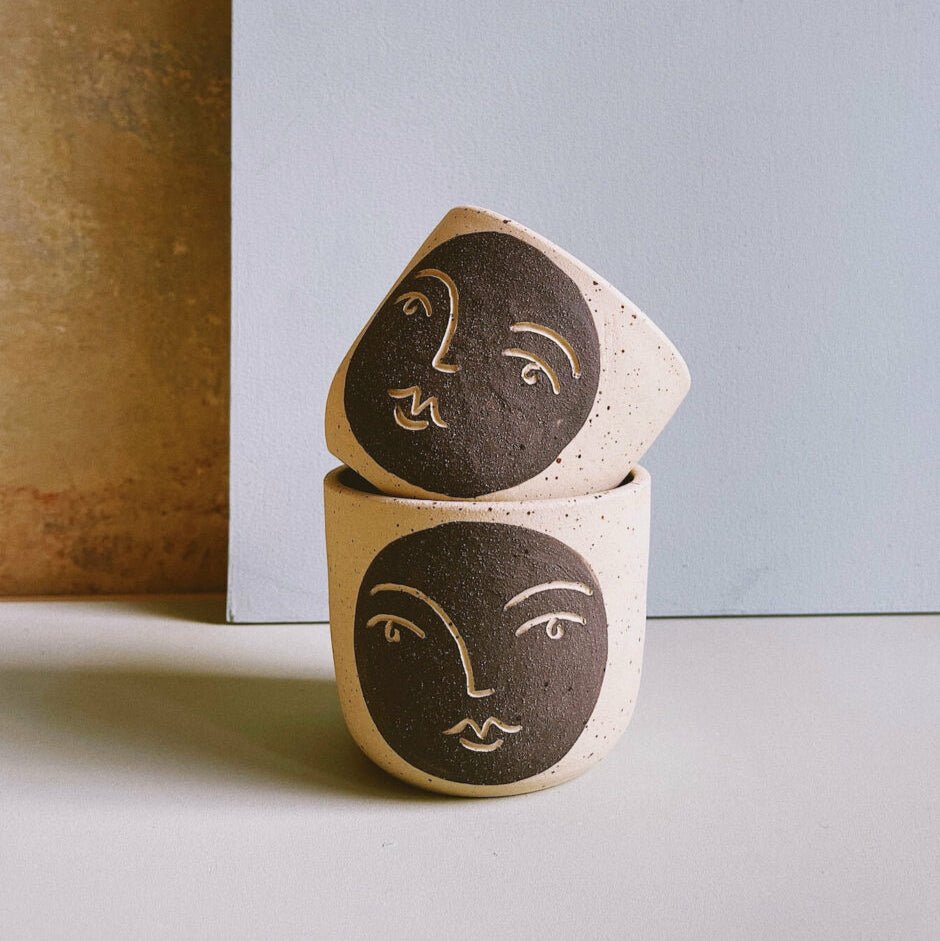 Painted Moon Mug | Black