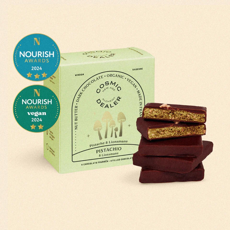 Pistachio-infused chocolate