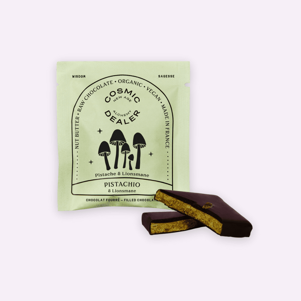 Pistachio & Lion's Mane Chocolate 1