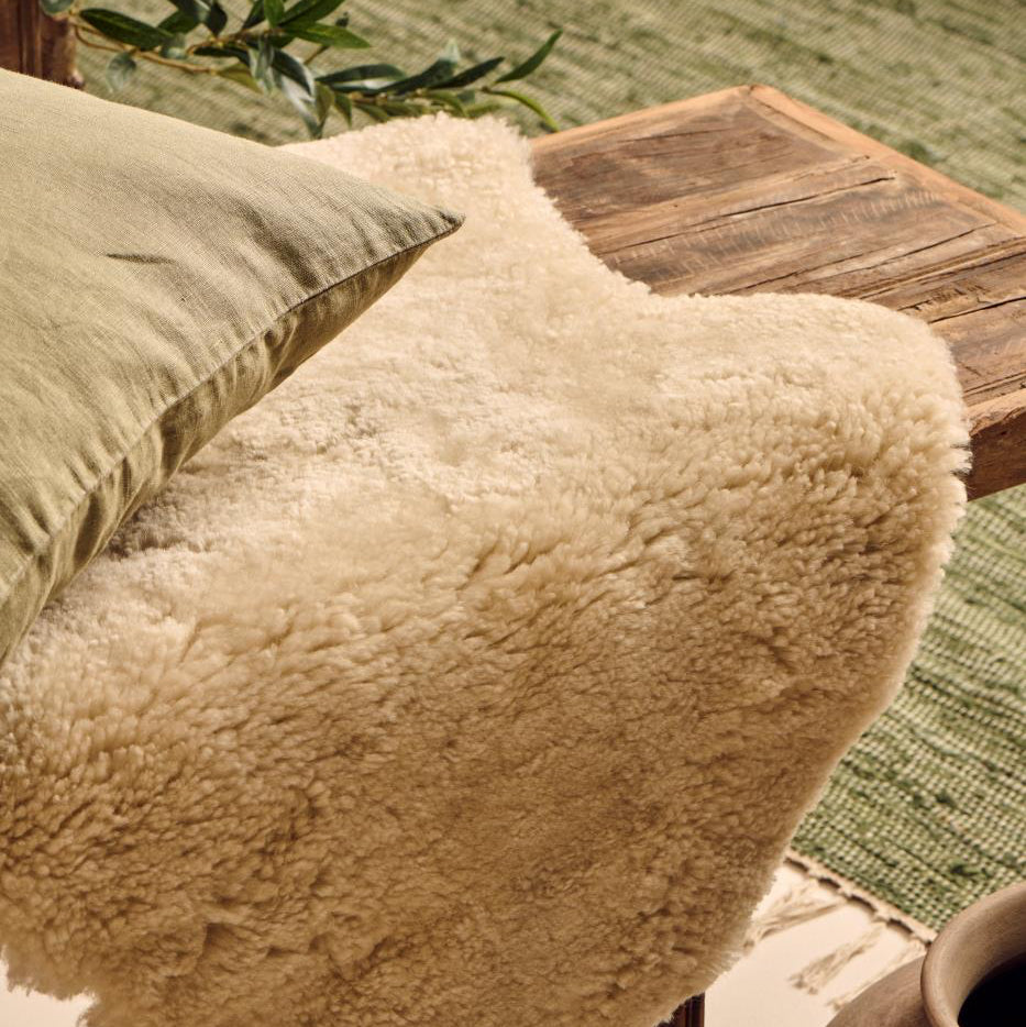 Sherpa Lamb Fur Butter Cream
