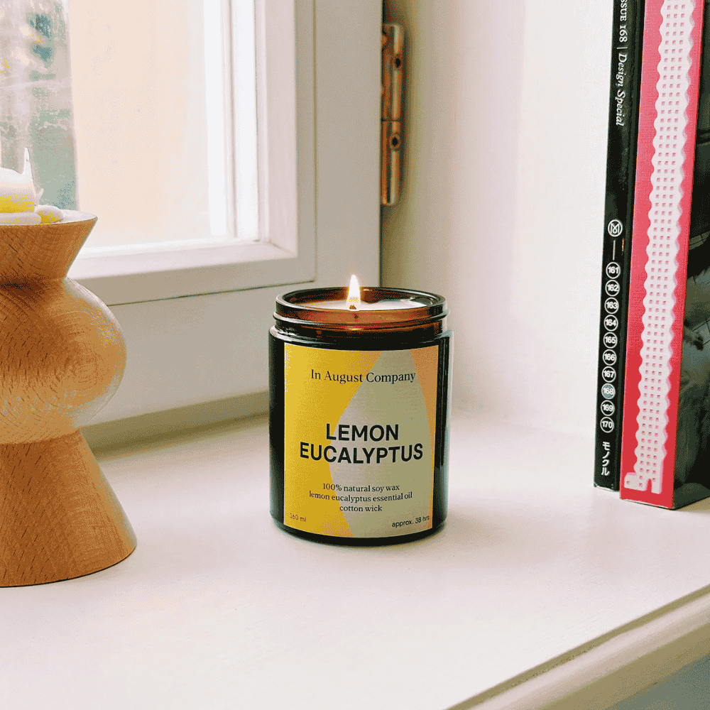candle lemon