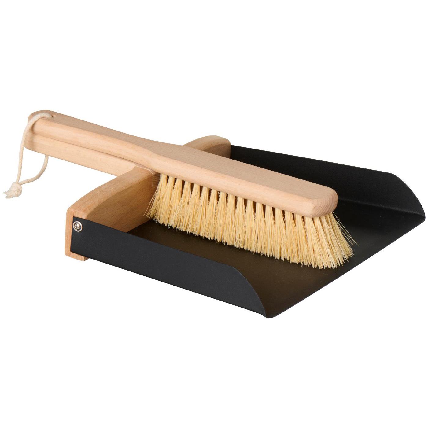 Dustpan & brush with cotton string