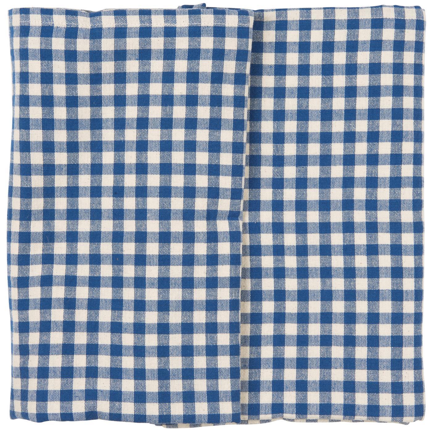 Oblong Check Table Cloth