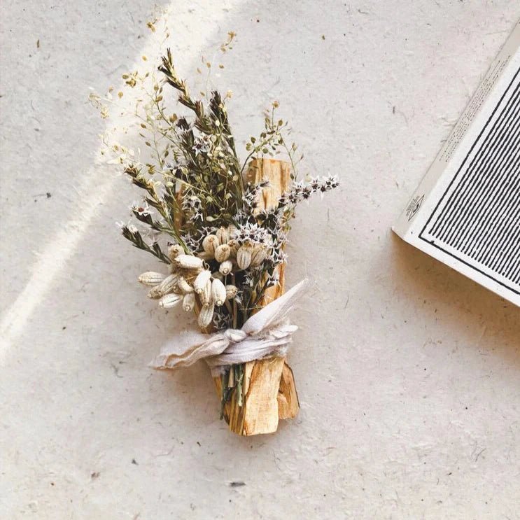 Palo Santo with dried flowers