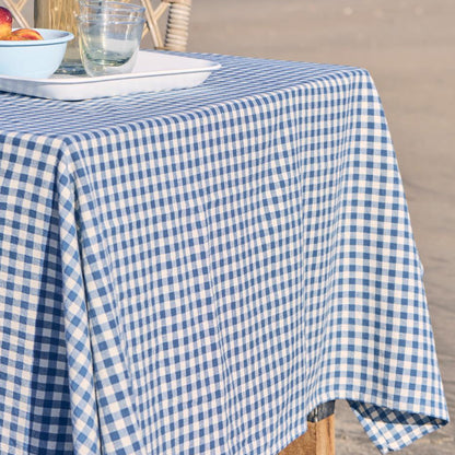 Oblong Check Table Cloth